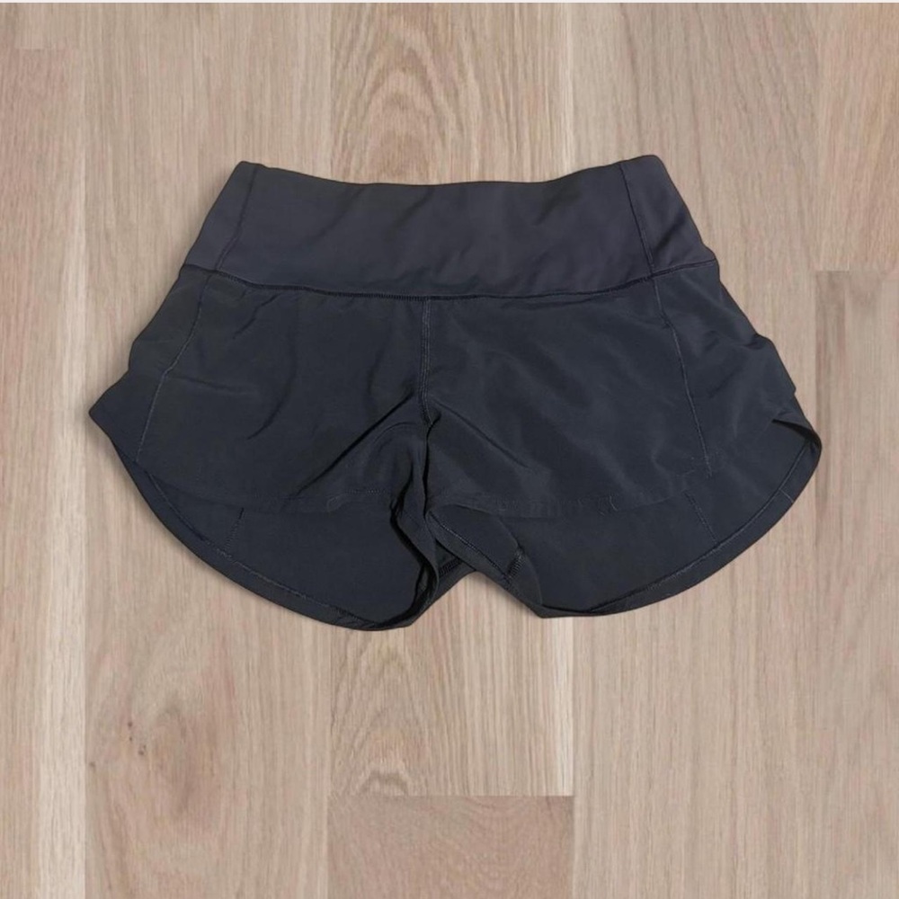 lululemon 2.5 high rise speed up shorts